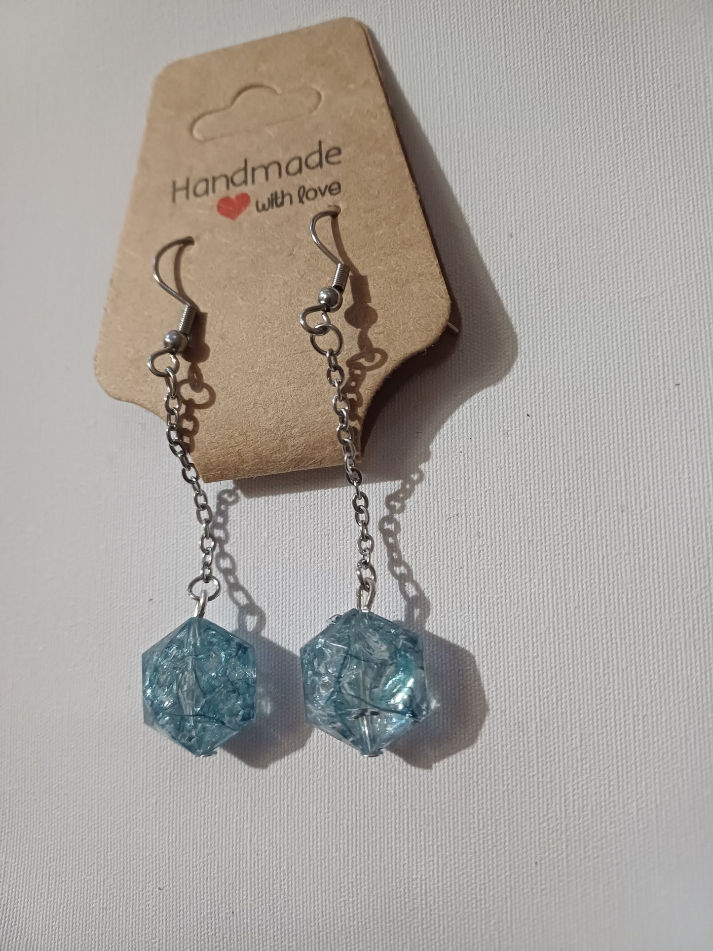 Boucles d'oreilles bleu