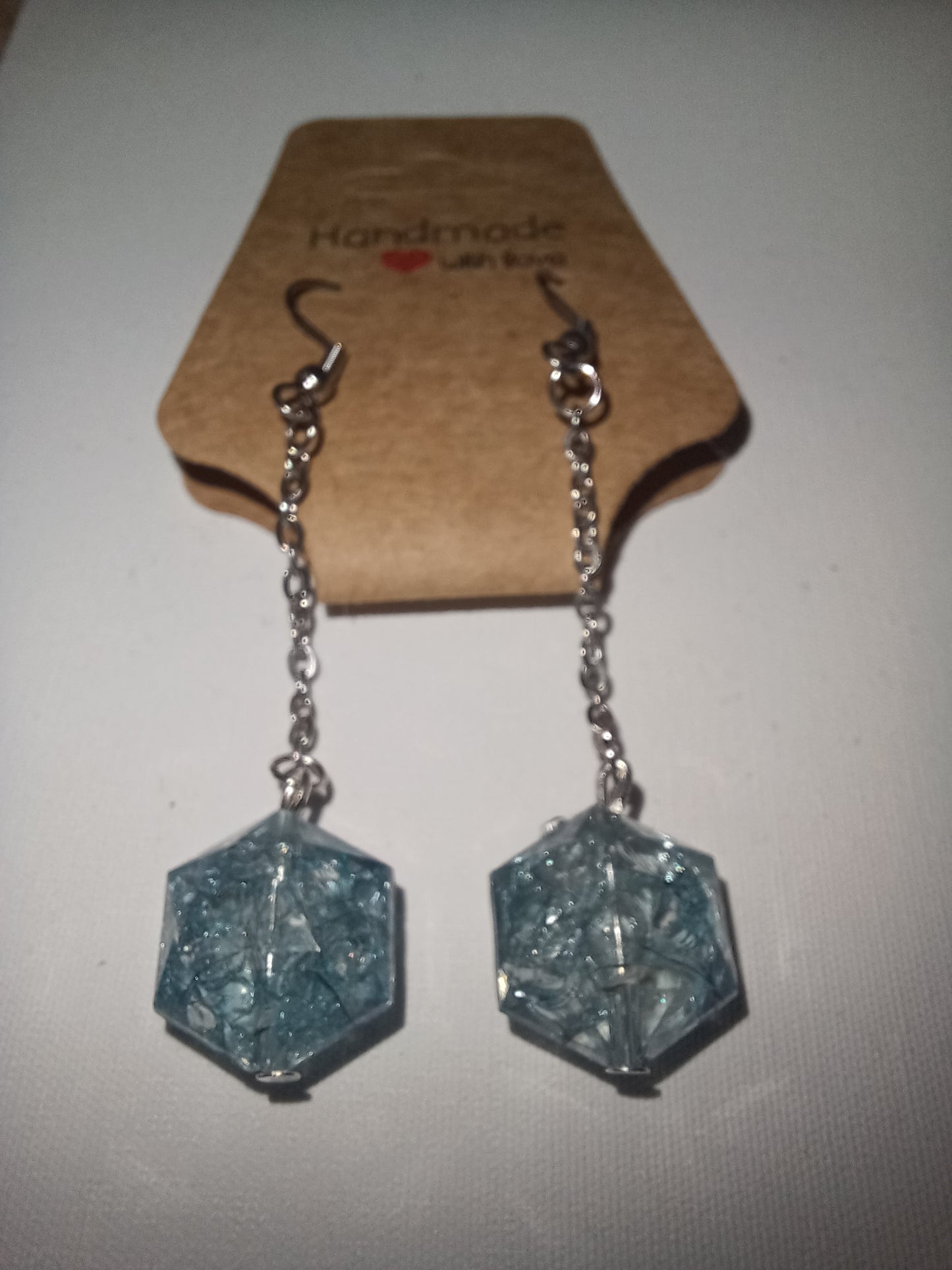 Boucles d'oreilles bleu